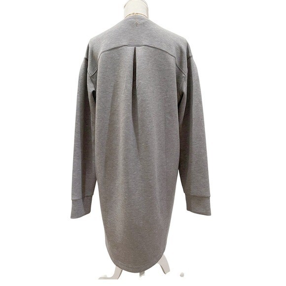 Spanx AirEssentials Gray Long Sleeve Dress L/XL Travel Comfort Wrinkle Resistant