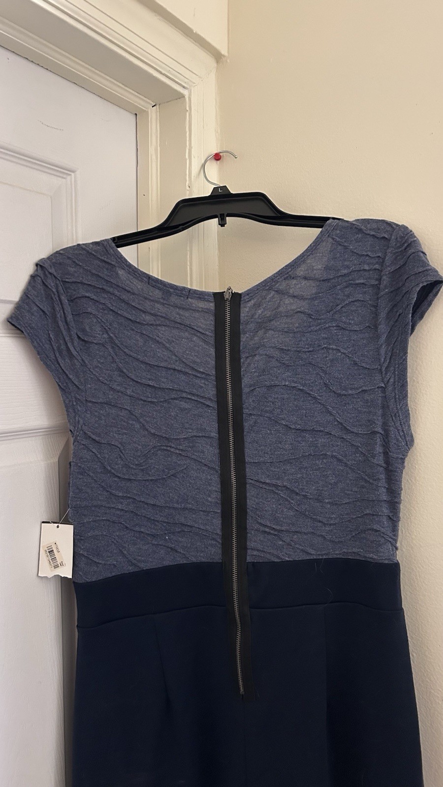 NWTBe Bop / Multi shaded Blue Dress with zippered backing