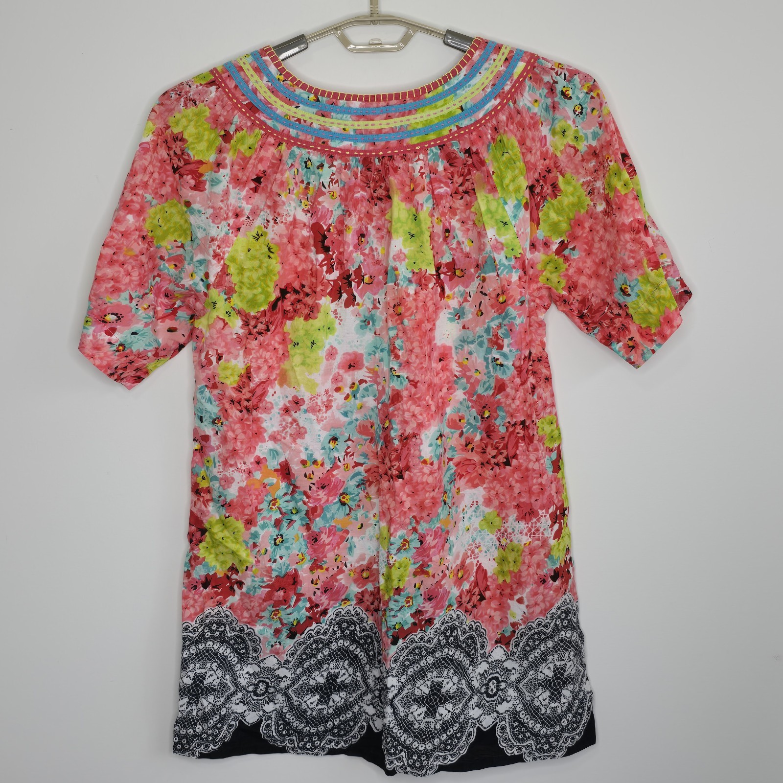 ORIENTIQUE Australia Dress Womens 16 Floral Lightweight Summer Beach