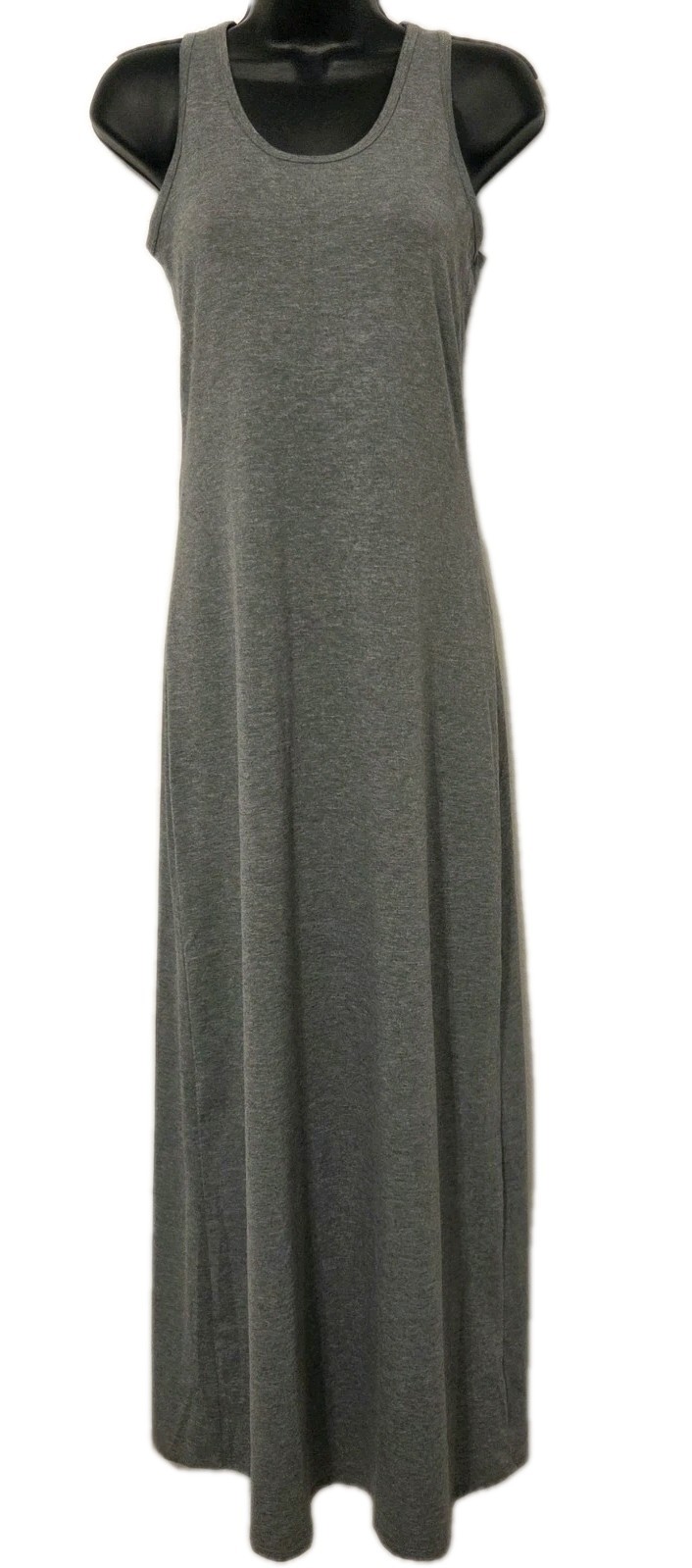 LuLaRoe Dani Sleeveless Maxi Column Tank Dress Size XS Grey Summer Beach Stretch