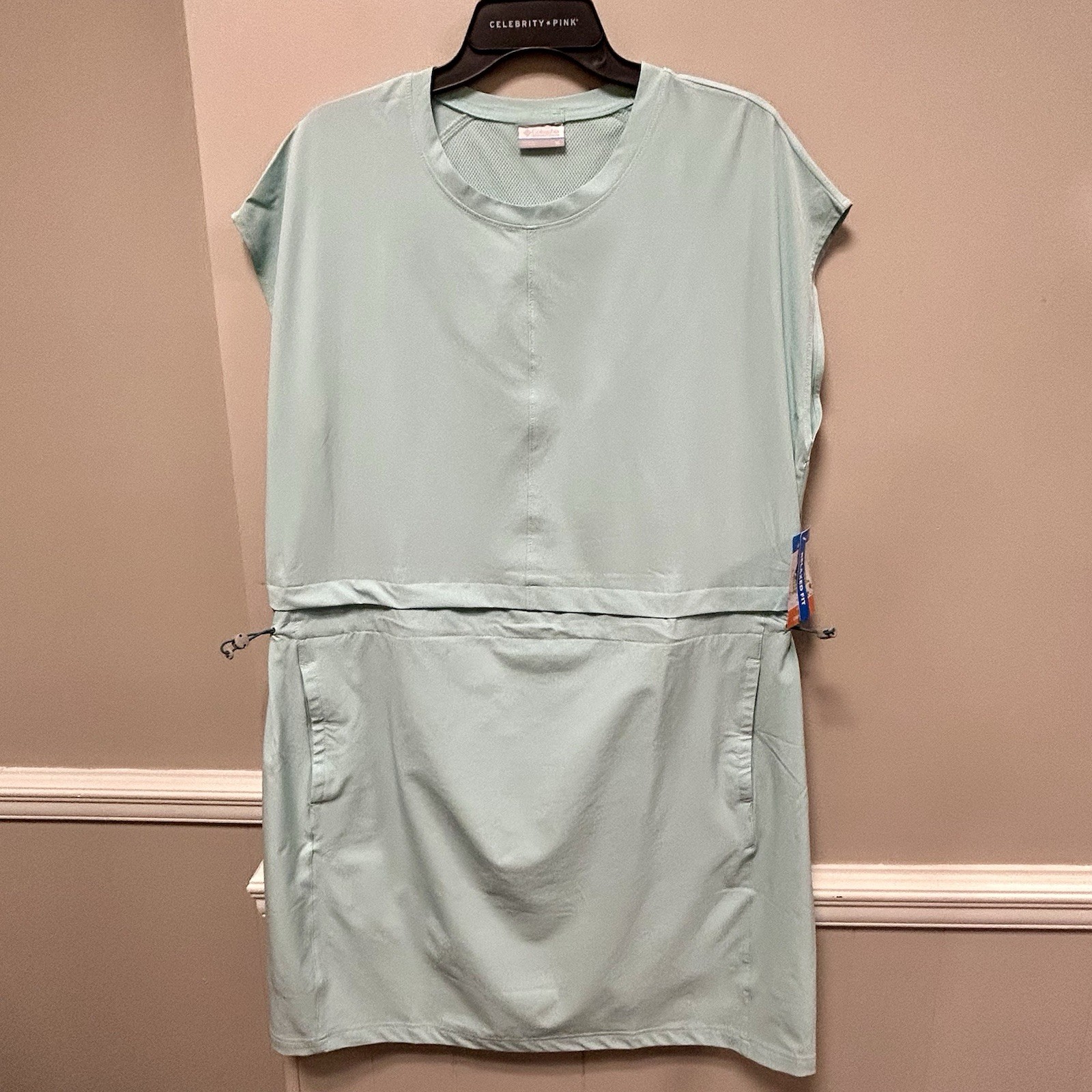 Columbia Pale Green NWT Omni Shield Boundless Beauty Dress II Women’s Size XL