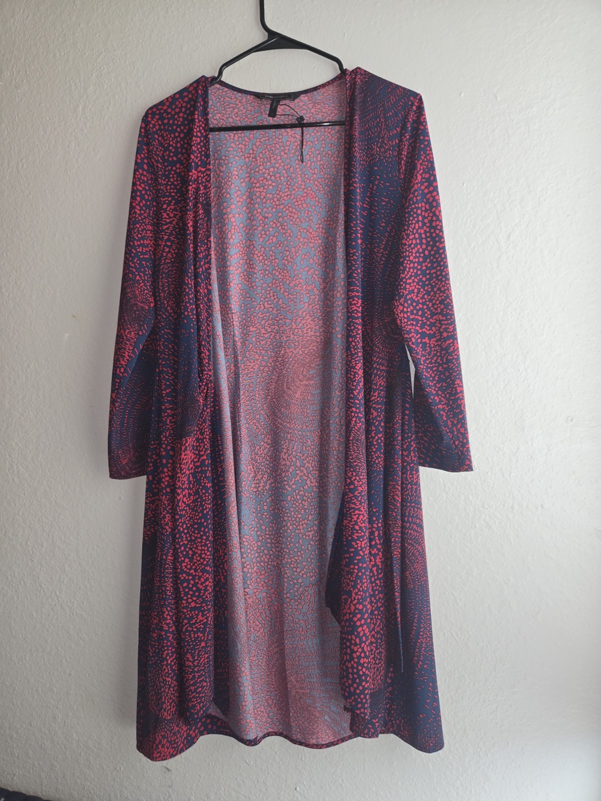 BCBGMAXAZRIA Crossed Dress Adele Talla L Long Casual Sleeve Excellent condition