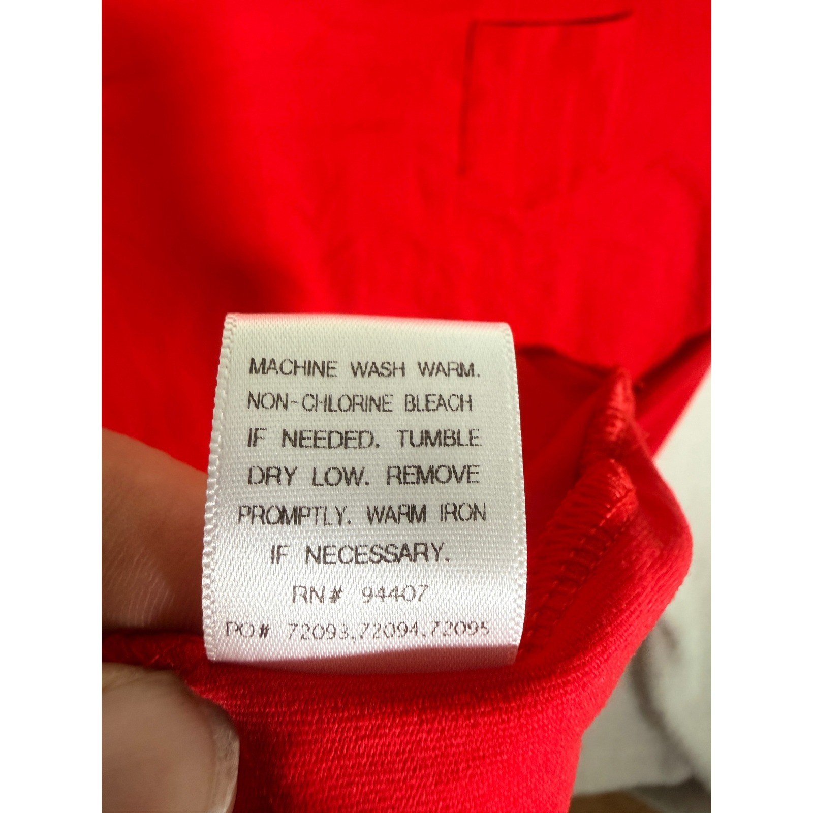 TravelSmith Red Supplex V-Neck T-Shirt Dress Womens XLP Stretch Travel Beach