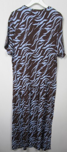 Marks & Spencer Womens Cotton Animal Print Midi Jersey T-Shirt Dress Size 8 – 20