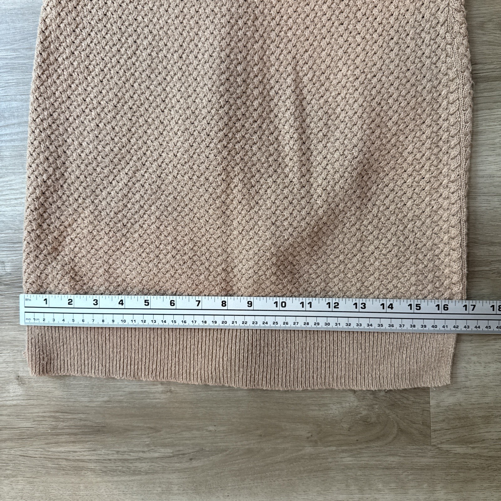 Ann Taylor LOFT Sweater Dress Petite Small Tan Camel Hair Blend