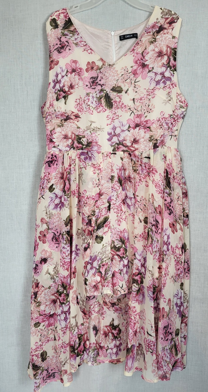 Sundress Floral Maxi Dress with Shorts Sz XL Romper NWOT Vacation Summer Spring