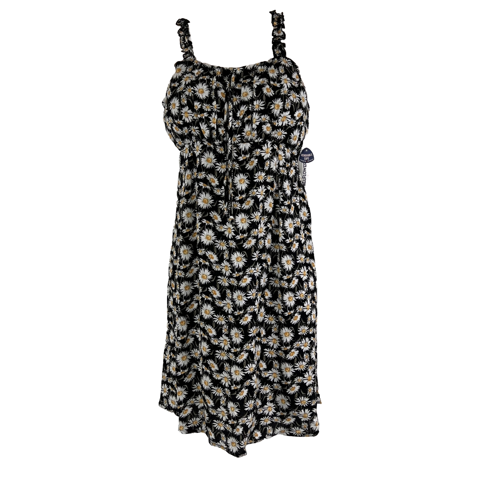 New Wallflower Sundress Women’s Large Above Knee Floral Sleeveless Neck