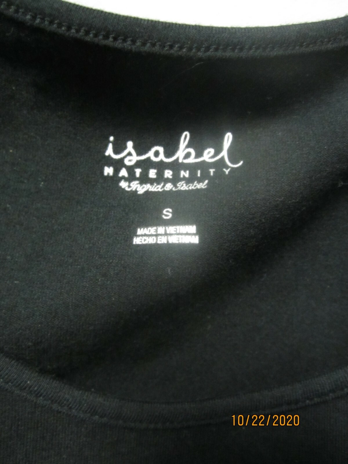 Isabel Maternity by Ingrid & Isabel Short Sleeve Shirred T-Shirt Dress Size S