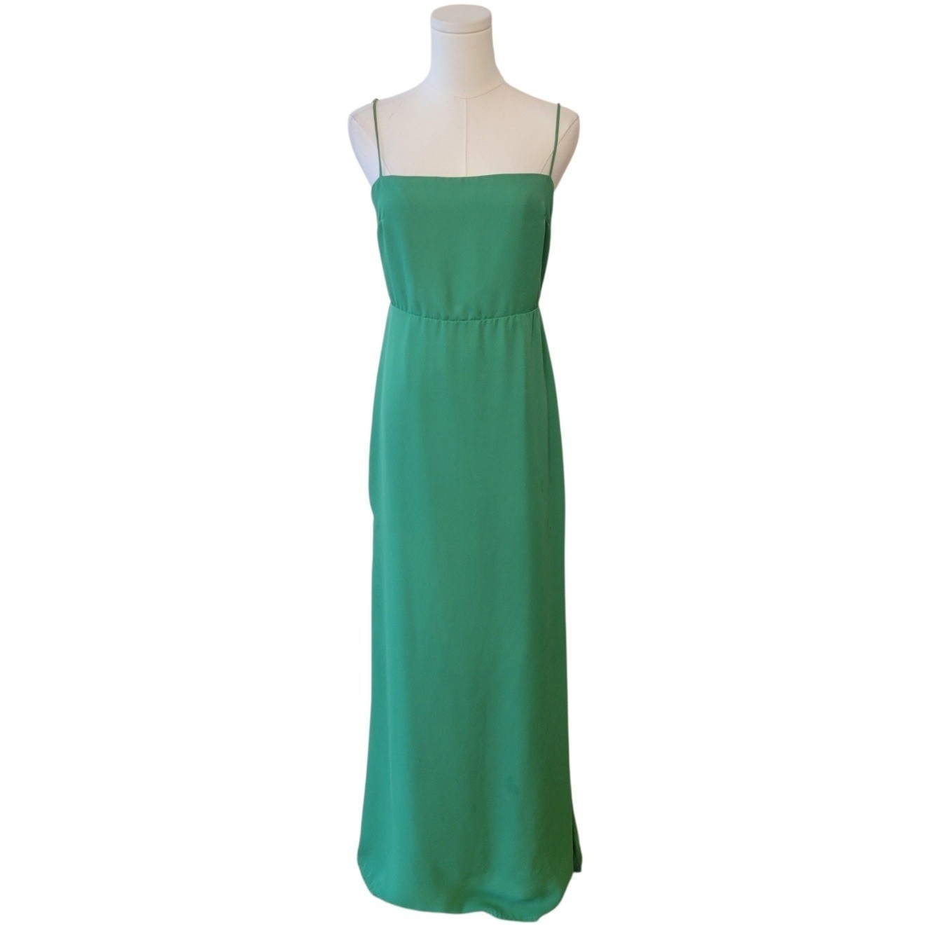 Revolve Superdown Addison Kelly Green Maxi Slip Dress Size Medium