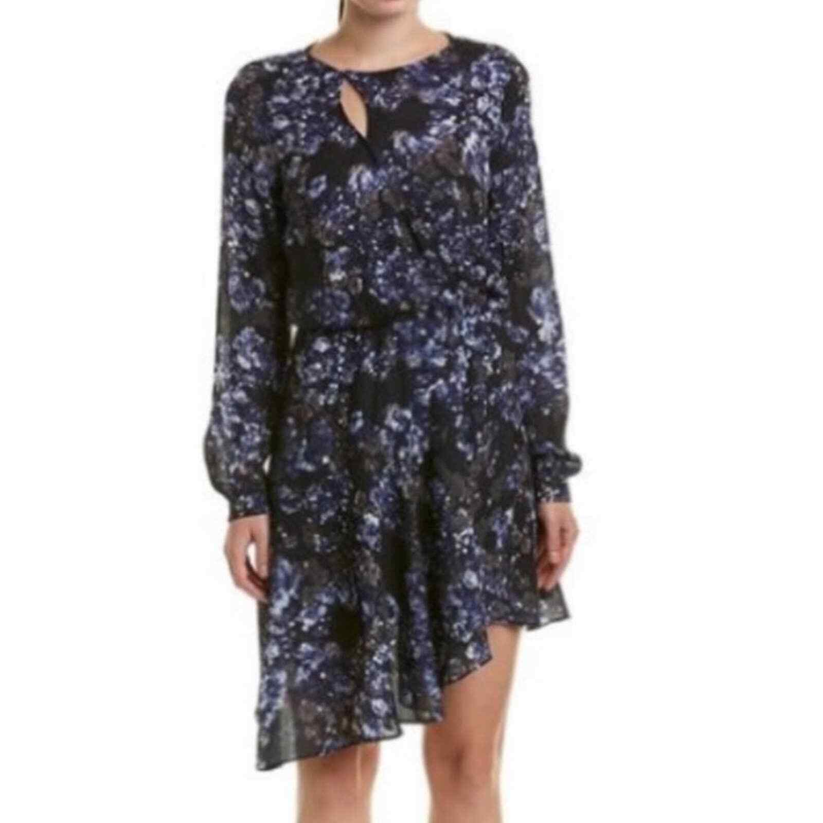 NEW with tags Parker NWT Bluebonnet Asymmetrical Dress, Size X-Small, MSRP $398