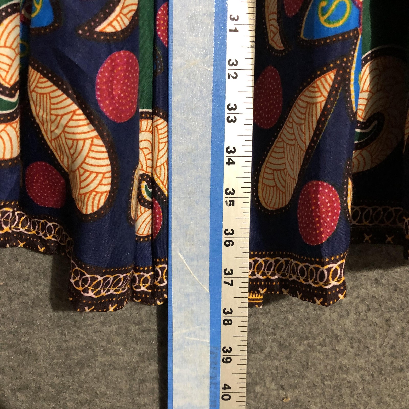 Grass-Fields Dress Womens Plus Size 22 Green Blue African Wax Print Off Shoulder