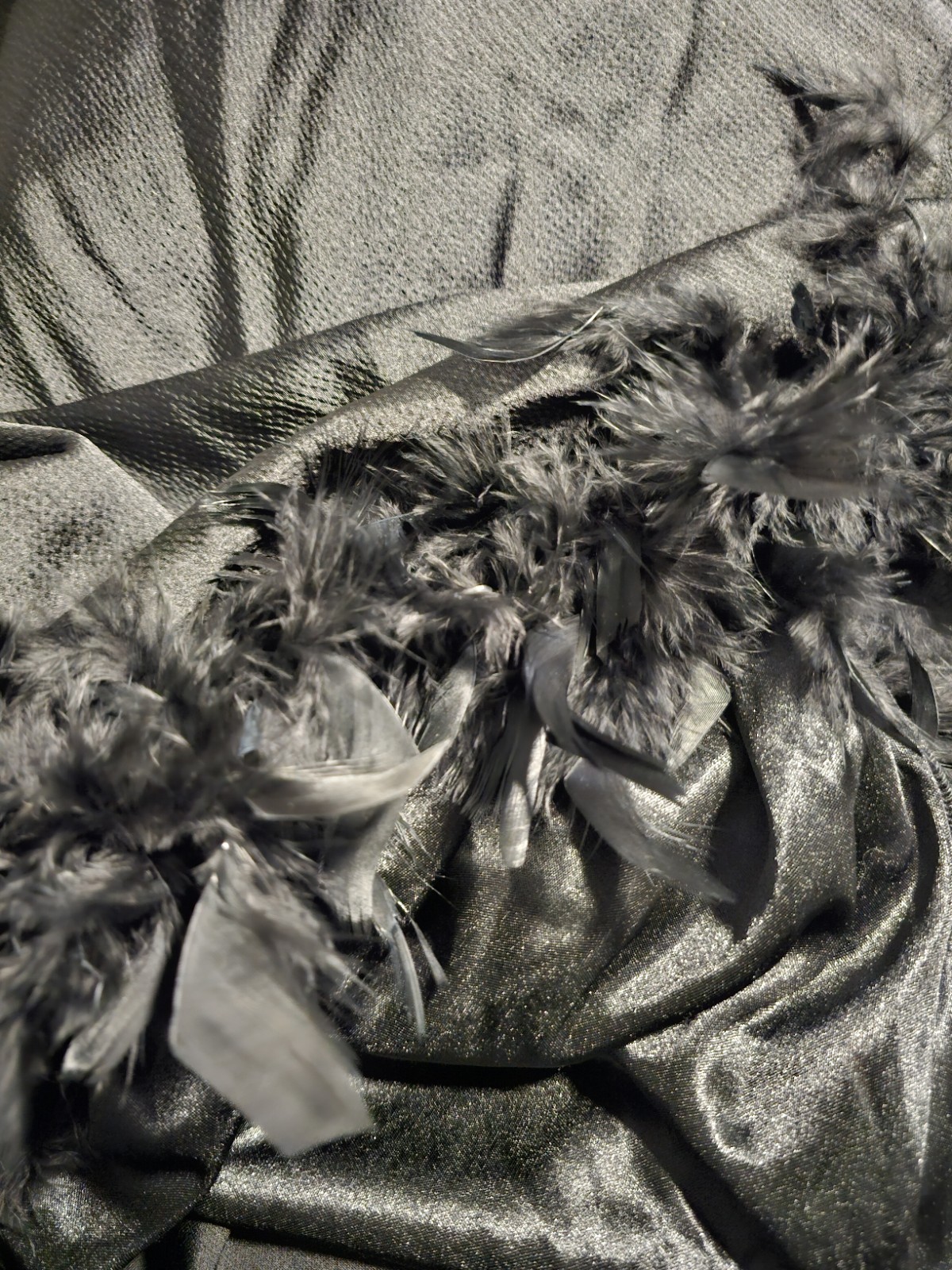 Rare London, Halter Midi Cocktail Party Dress, Fur Trim, Black, Women’s Size 4