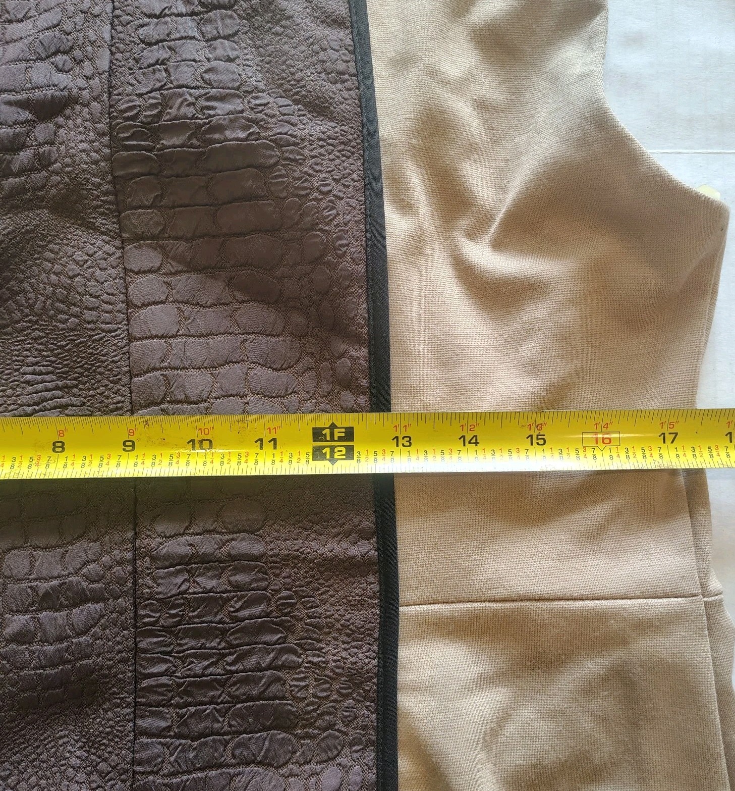Beige By Eci Women’s Size 16 Stretch Sleeveless Dress Brown And Beige A3