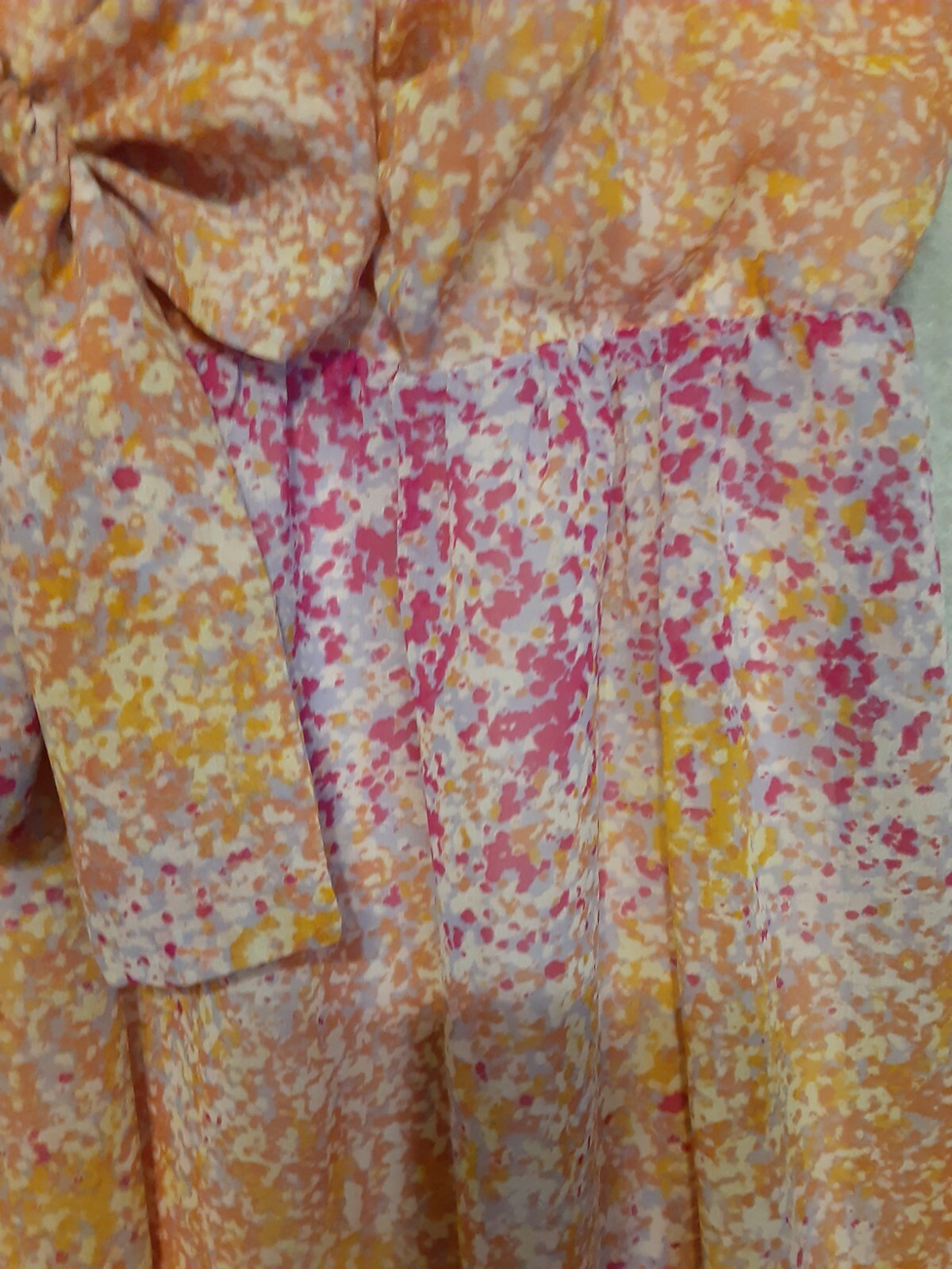 Multi Color Sundress Wide Spaghetti Straps Lined RN17730 Target Babydoll Style