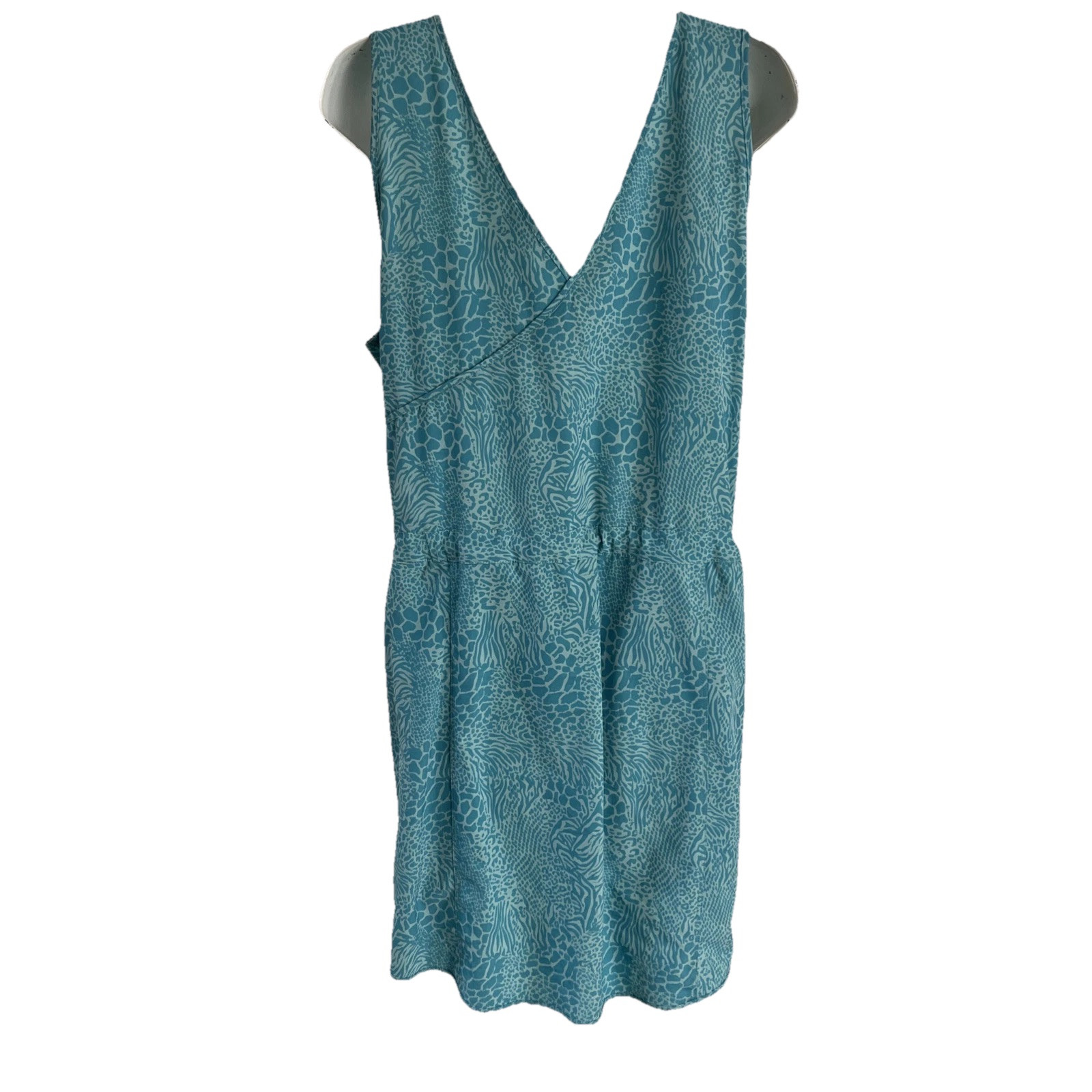 Kyodan Outdoor Collection Sports Drawstring Dress Size L with Shorts Aqua Women