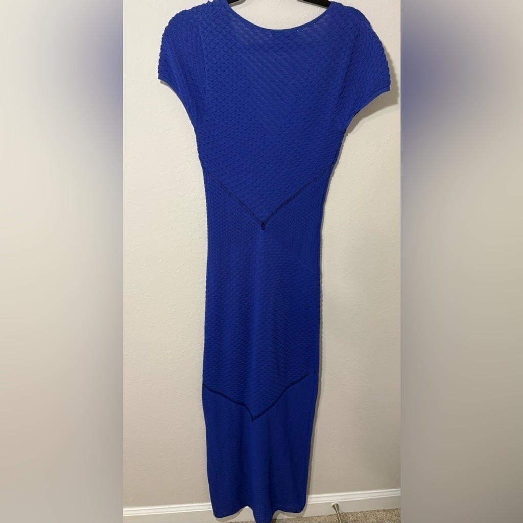 Zara Pointelle Knit Chain Dress – Size Medium