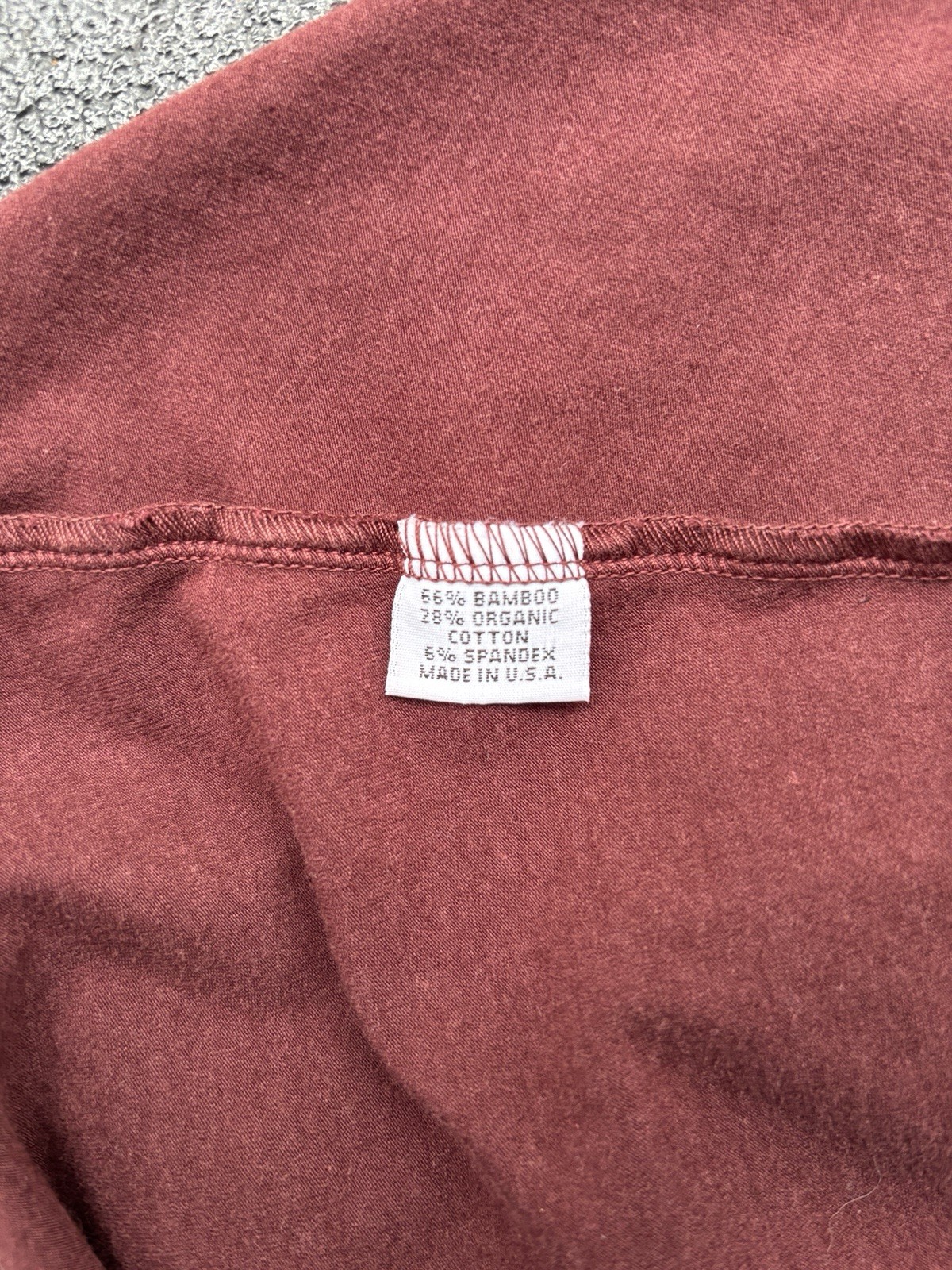 Bryn Walker Women Size M Burgundy Solid Knit A-Line Scoop Neck Bell Sleeve