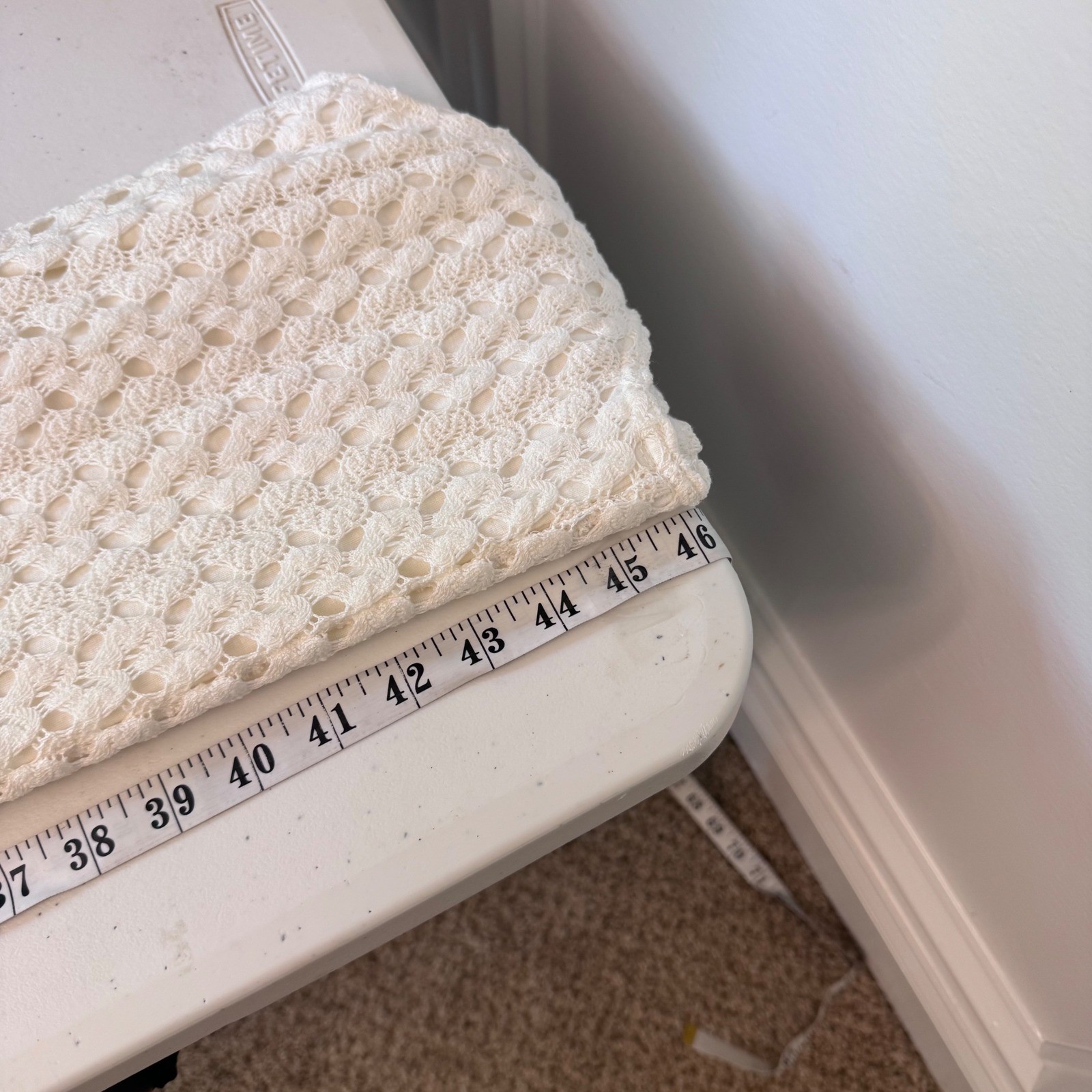 Y2K Cream Crochet Cottagecore Maxi Earthy Boho Sleeveless Scoop Neck L