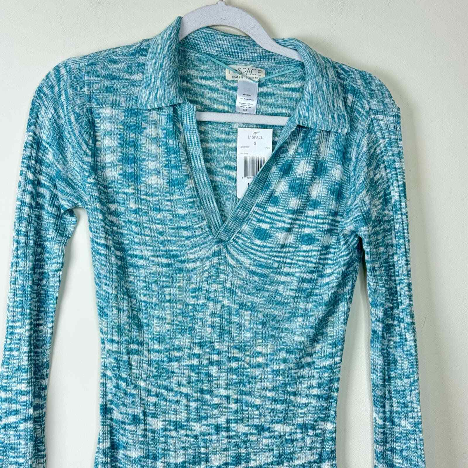 L*Space Poolside Blue Aria Dress NWT Size Medium