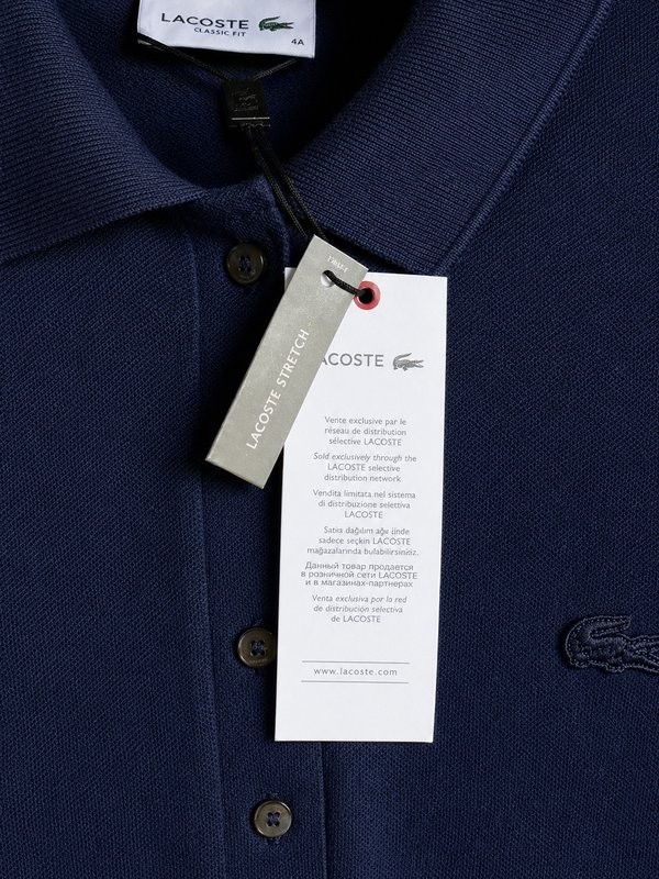 womens lacoste dress navy cotton xxl