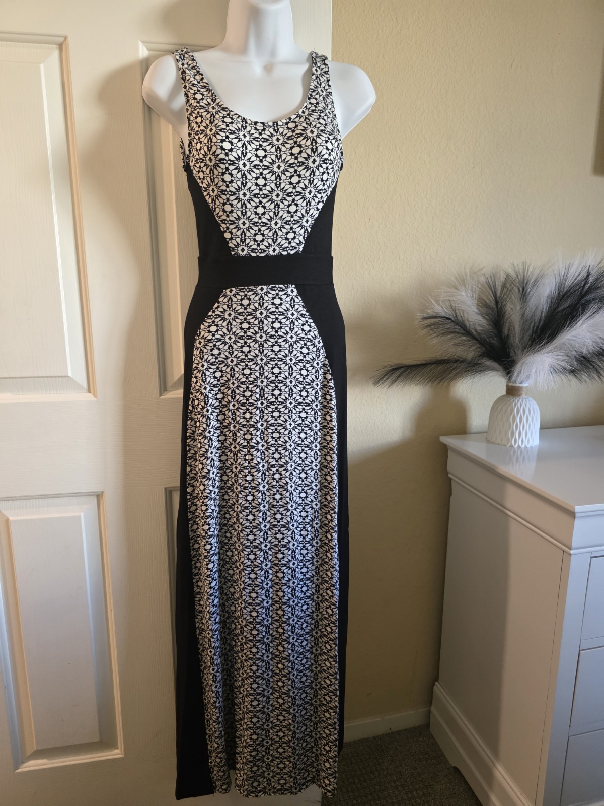 Nordstrom Women’s Long A-Line Dress Multicolor Size S Regular MPN FD 3355-SEMI