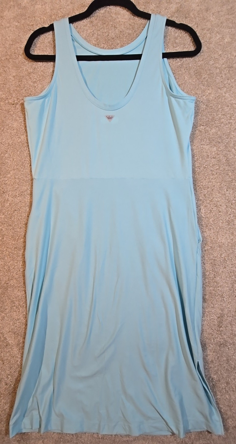 Columbia PFG Sleeveless Tank Dress Pullover Knee Length Outdoor Beach Sun Size M