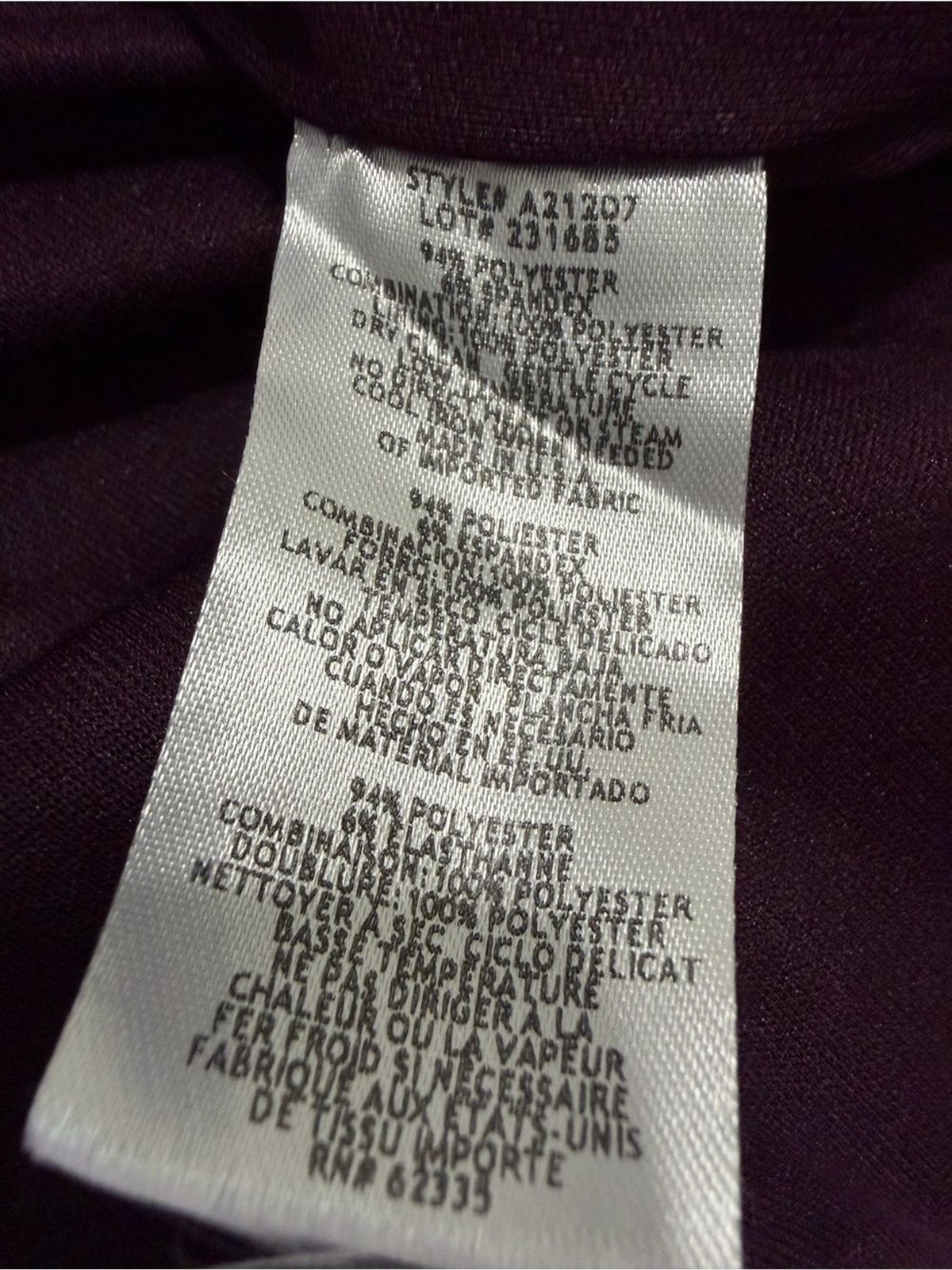 Betsy & Adam Aubergine Draped Cape Back Cocktail Dress 14 Ruched Sheath MOB