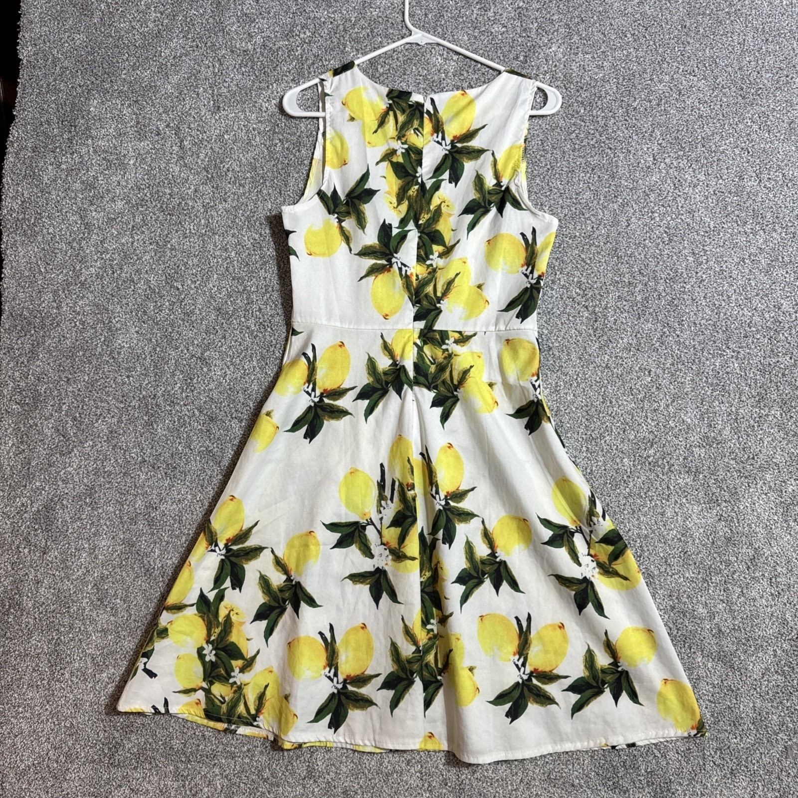Cottagecore Sundress Size Medium Lemons Romantic Fit Flare Italian Summer Garden