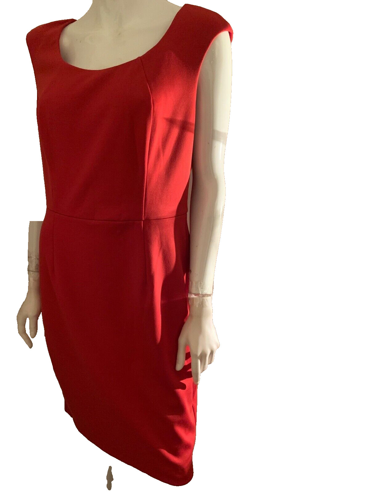 NEW WhiteHouseBlackMarket all seasons knit dress color red size 8 Nice