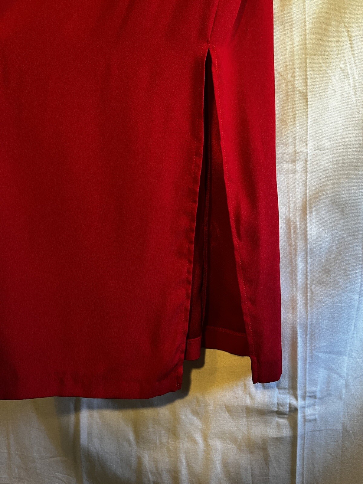 MAYVENS Vintage Red Strappy Side Slit Long Dress Size 5