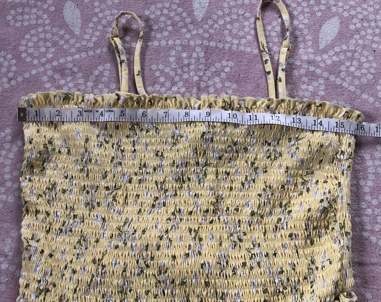 J for Justify XL Yellow Floral Summer Dress Daisies