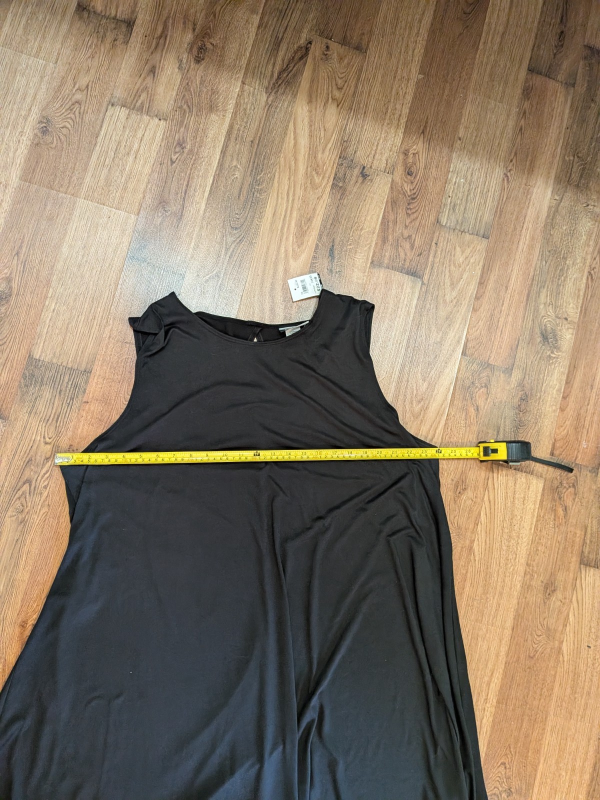 Allison Brittney Plus Sz. 3X Sleeveless Black Casual Dress New w/Tags