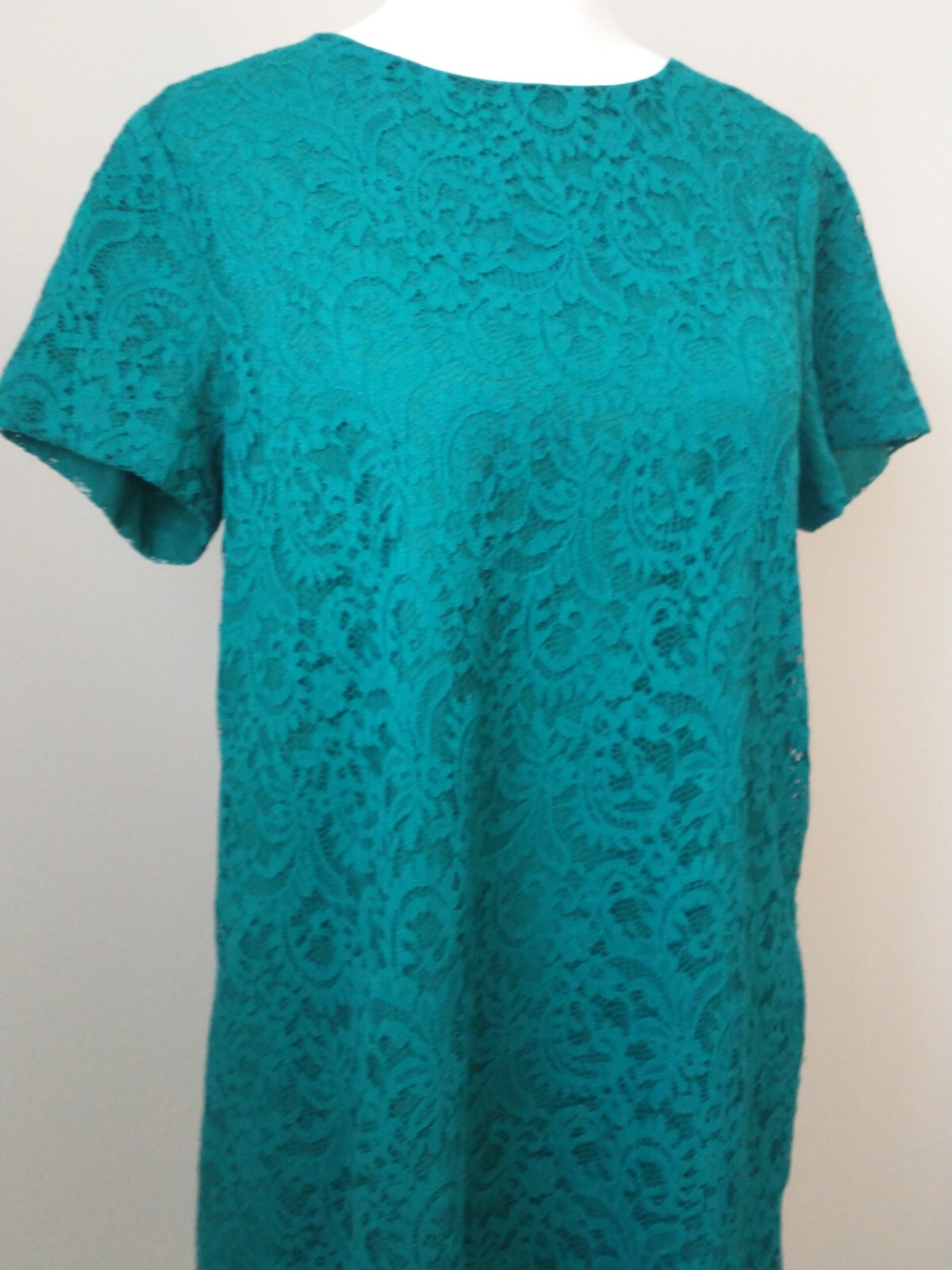 Cece By Cynthia Steffe Emerald Green Lace A-line Dress Women’s 6