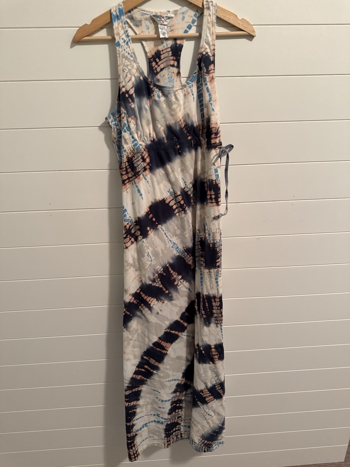 Hard Tail 2000’s Tie-Dye Razorback Maxi Dress Size Medium