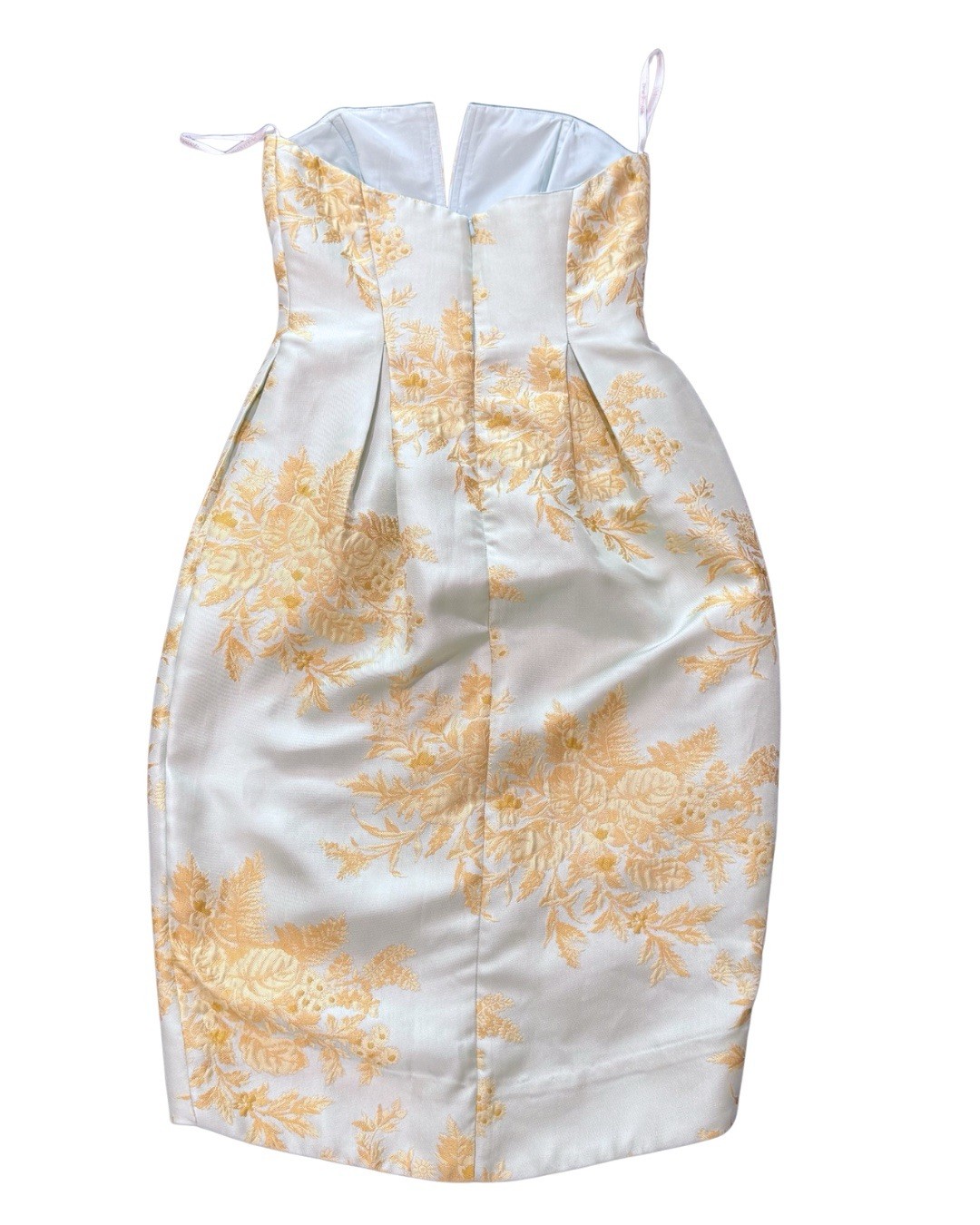 Zimmermann Valiant Inverted Brocade | Mint & Yellow | Size 0
