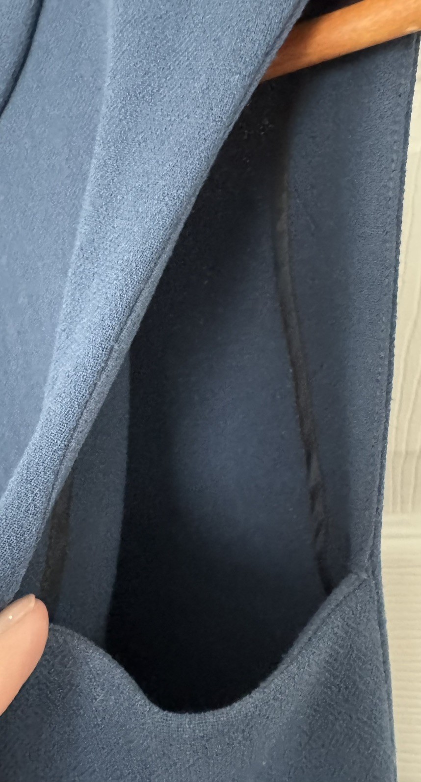 Sofie D’Hoore Brussels 100% Wool Navy Sleeveless Shift Dress Minimalist EU Made