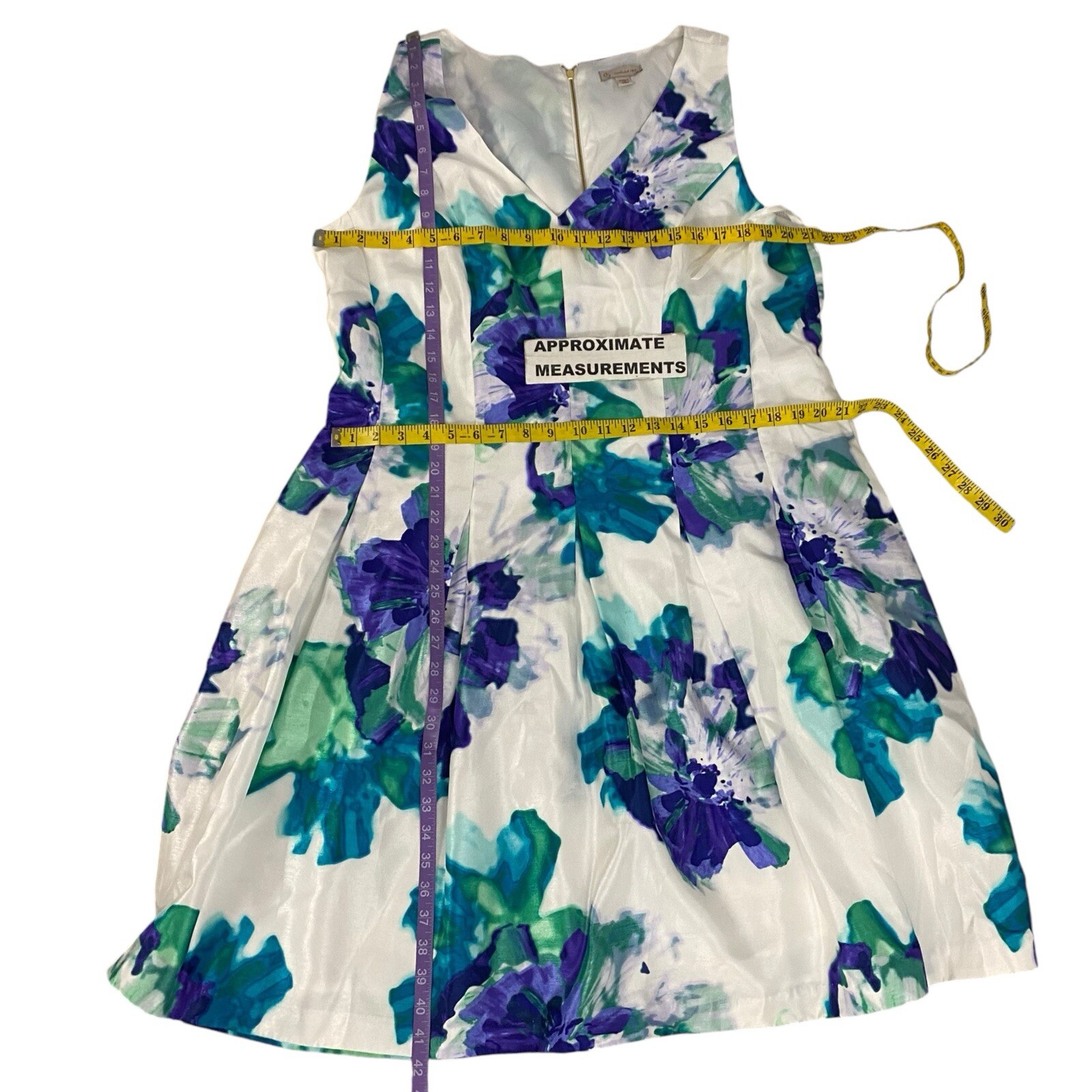 Christopher & Banks Dress Womens 18 Floral Work Office Church Date Elegant