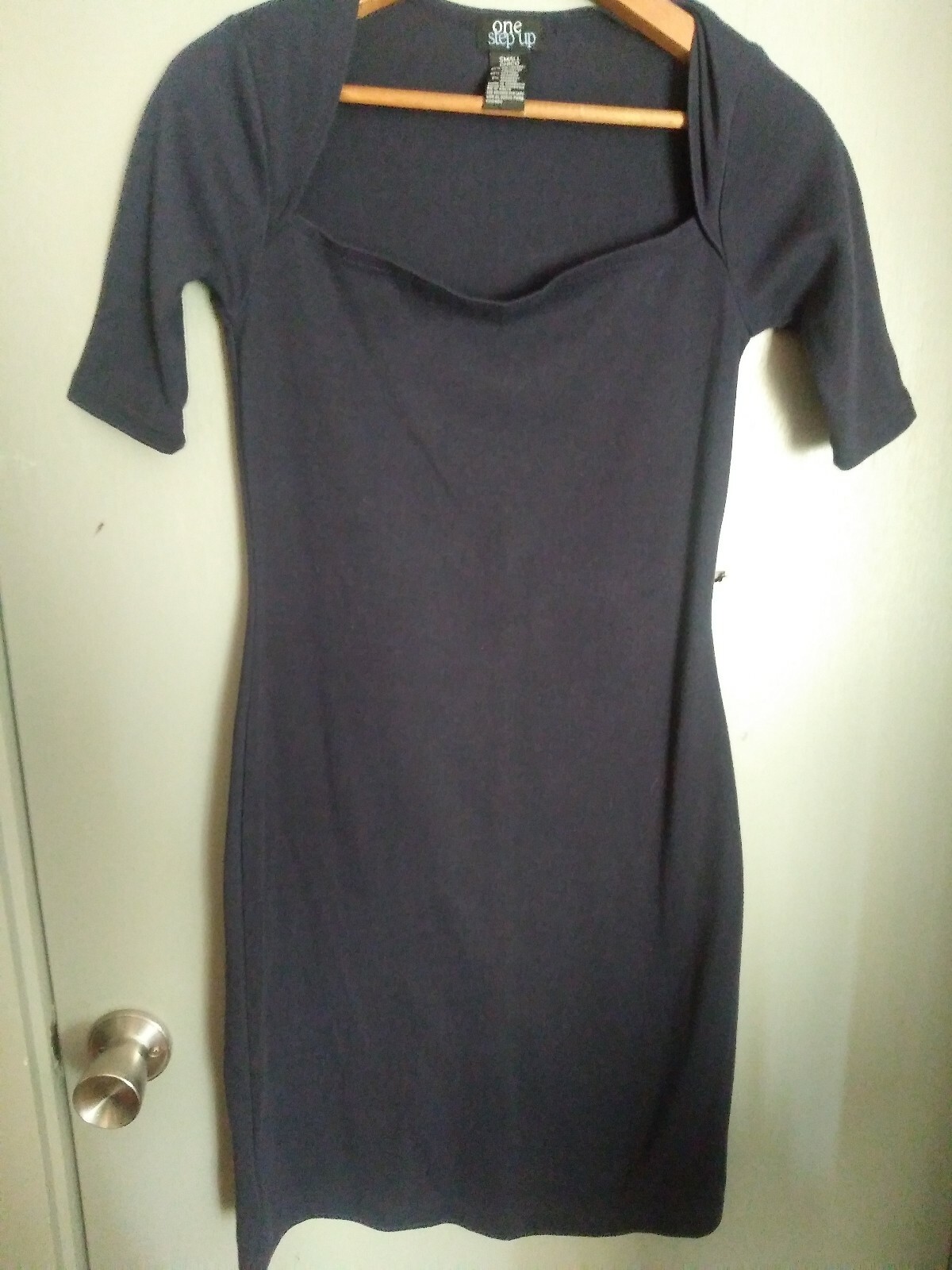 One Step Up Navy Blue Dress Size Small