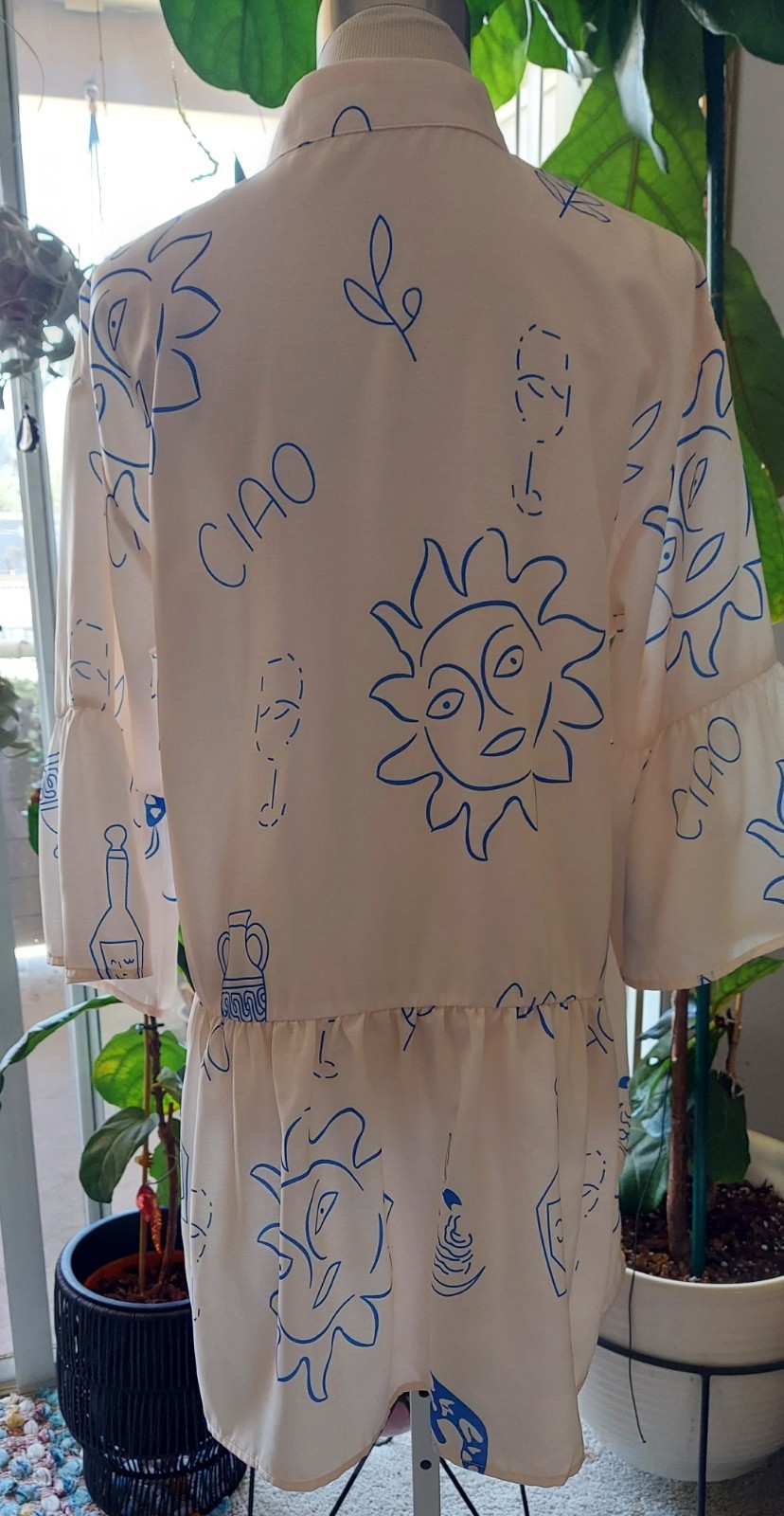 Commense Oversized Mini Dress NWT Size XS Would Fit Up To Med-Large