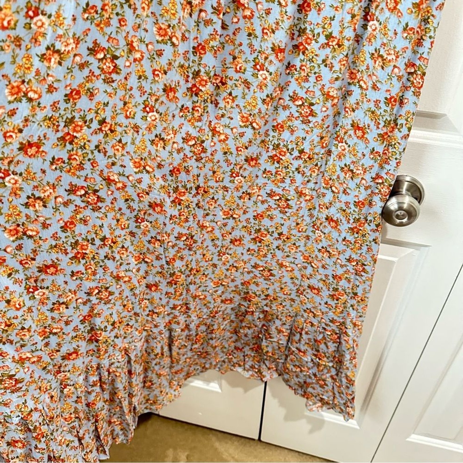 HEYSON Take Your Chances Full Size Floral Halter Neck Maxi Dress Size 1XL