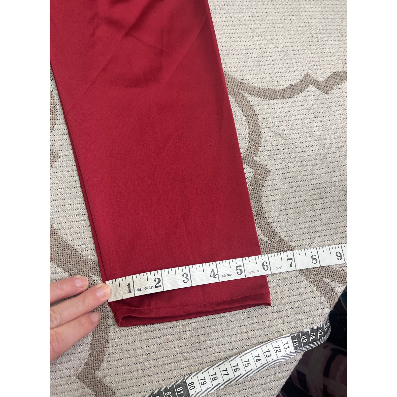 Abercrombie & Fitch Emerson Drop-Waist Satin Mini Dress in scarlet red, size XLP
