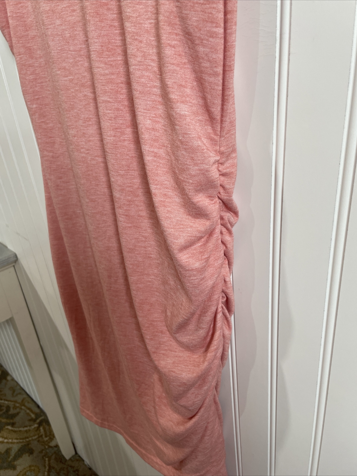 Womens Unbranded Medium Heathered Peachy Pink Tank Top Dress Lined
