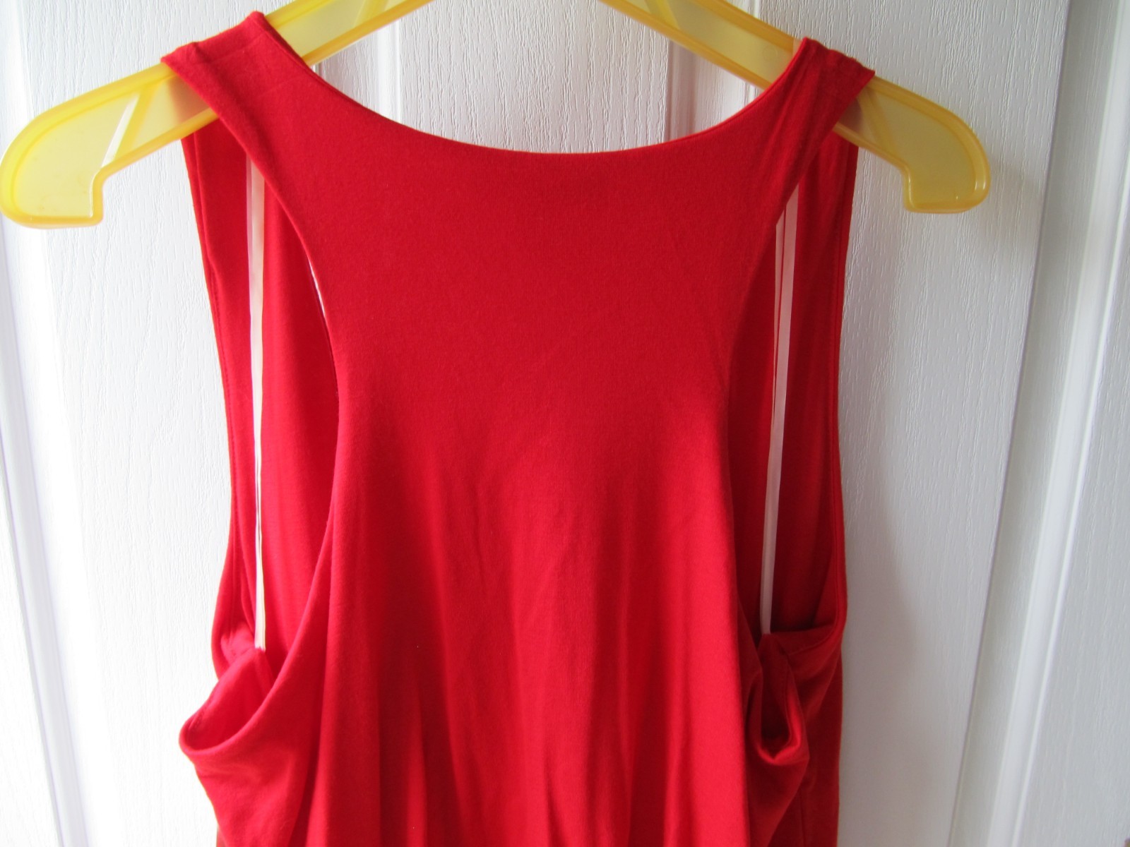 NEW Sauci Plus Size 2X Red Racerback Maxi Length Sleeveless Blouson Casual Dress