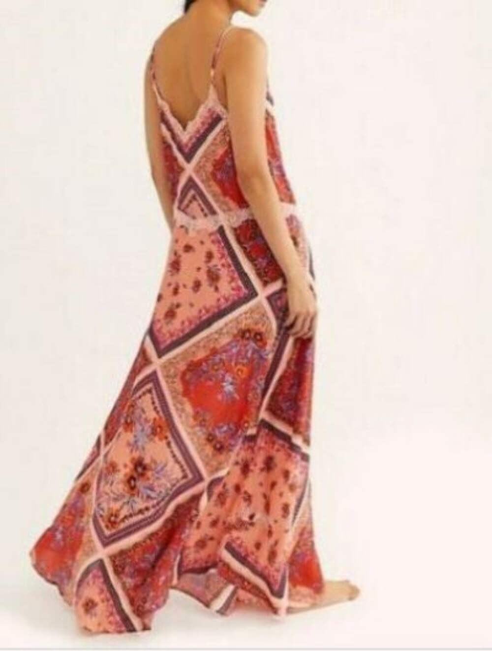Free People Stevie Scarf Print Maxi Dress