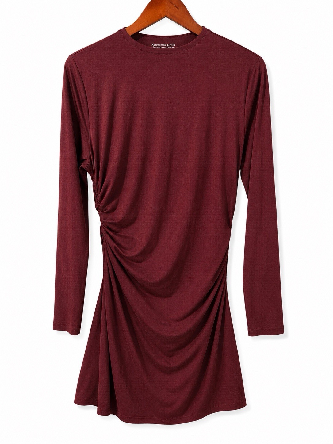 Abercrombie & Fitch Modal Blend Collection Dress in Burgundy• Size XLT • NWT