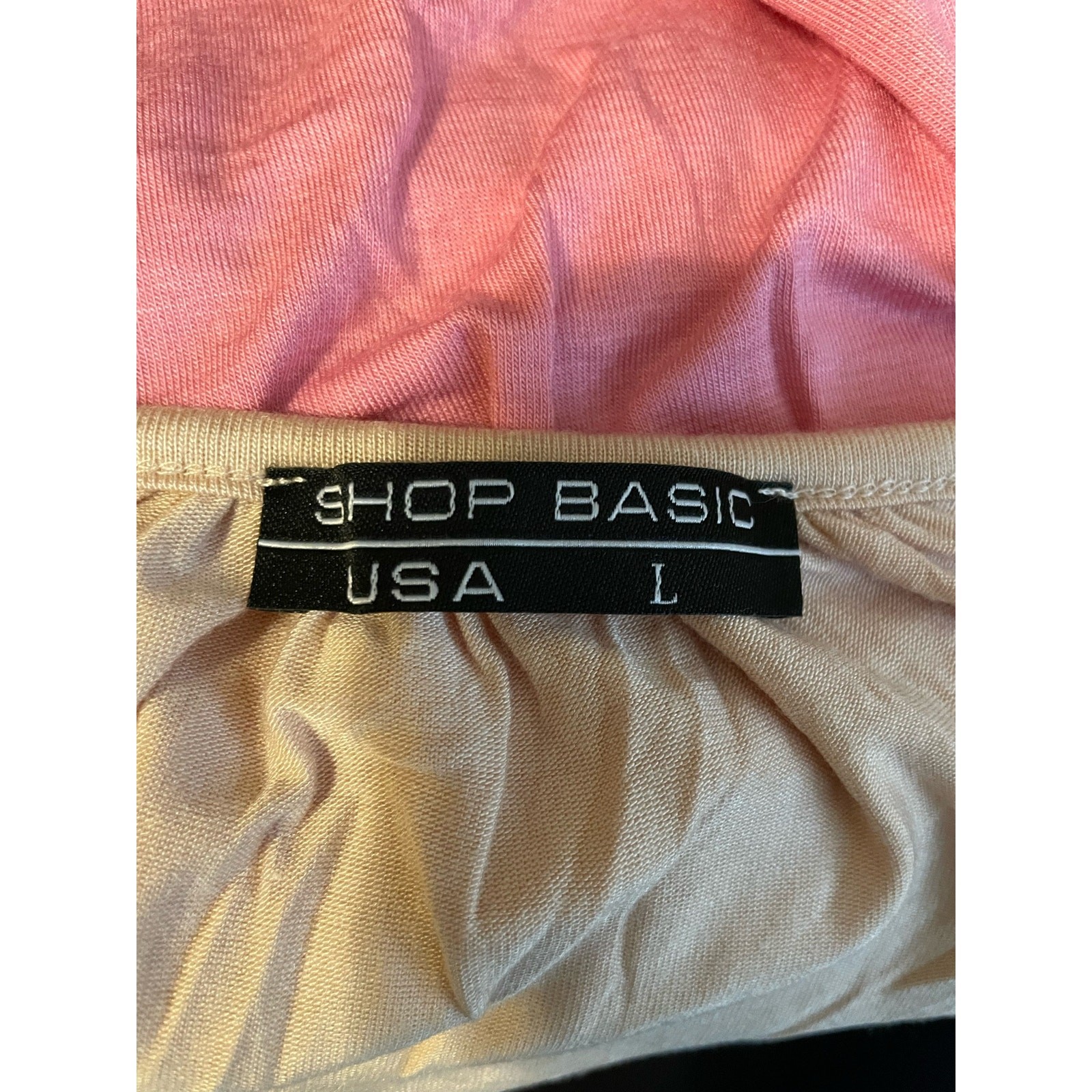 Shop Basic USA Large sun dress tie on shoulders pink