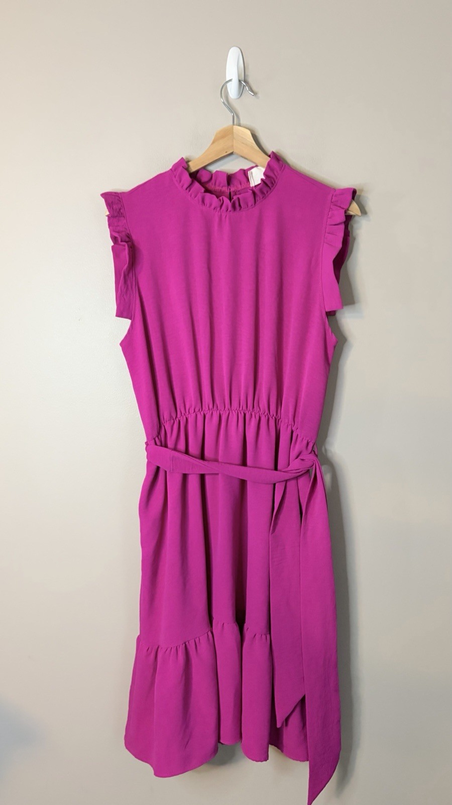 Betsey’s Boutique Shop Pink Dress Large Sleeveless