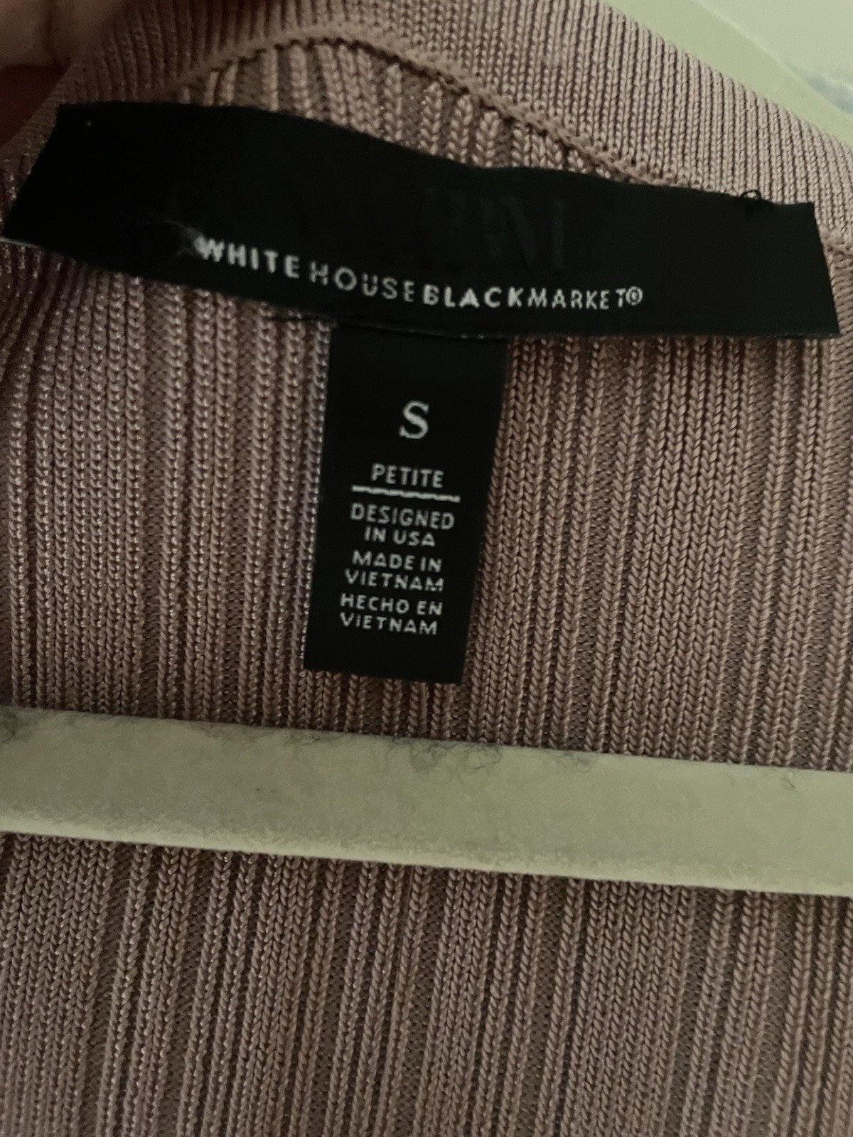 NWT WHBM Sz SP 4,6,8 Button Front Sweater Dress Scalloped Hem Orig Price $180