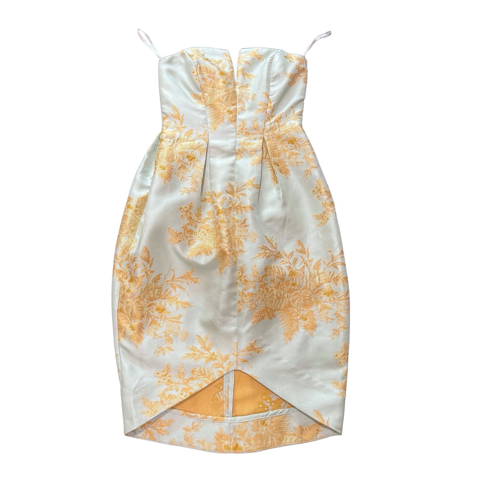 Zimmermann Valiant Inverted Brocade | Mint & Yellow | Size 0