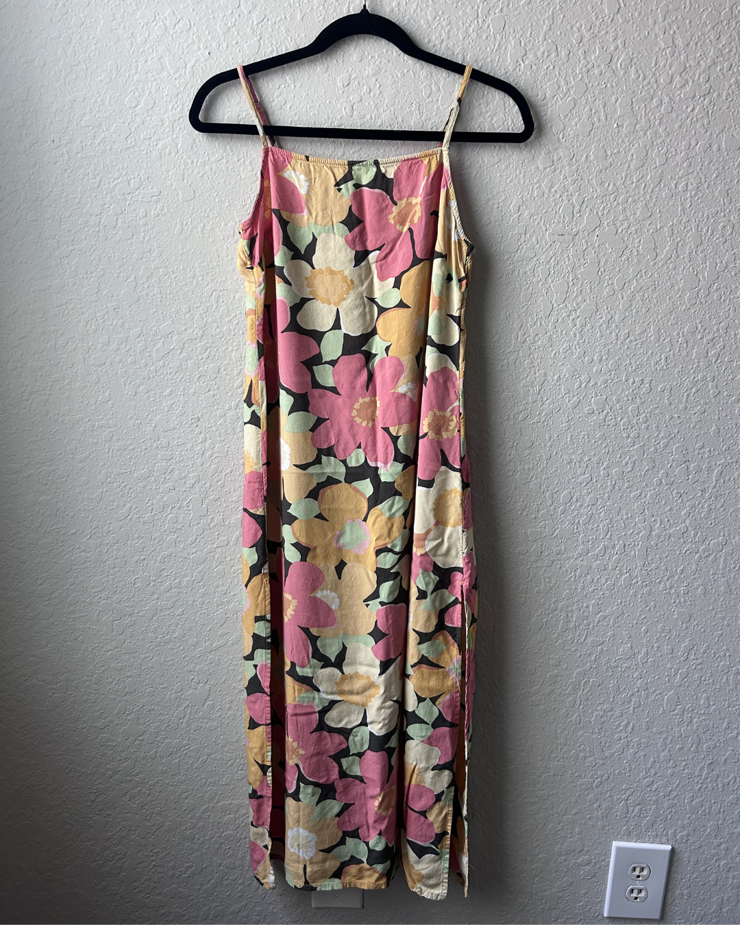 Billabong Weekend Waves Floral Print Midi Slip Tank Dress Women’s (Size: Medium)